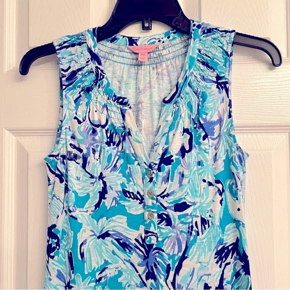 LILLY PULITZER ESSIE MAXI LONG DRESS SIZE XXS - Picture 2 of 9